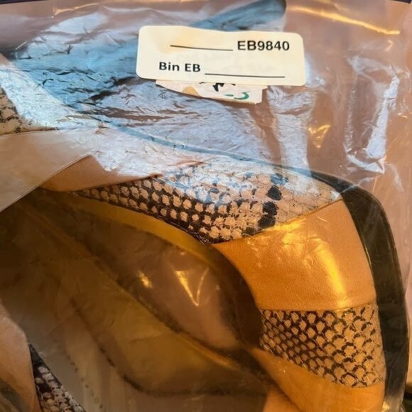 Giuseppe Zanotti Design Peep Toe High Heel Pumps Size 37 Snake Print leather - Picture 14 of 15